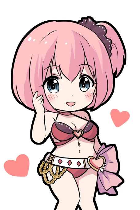 ユイちゃん+水着スズナ
似合うわ～
#プリコネR #プリンセスコネクト 