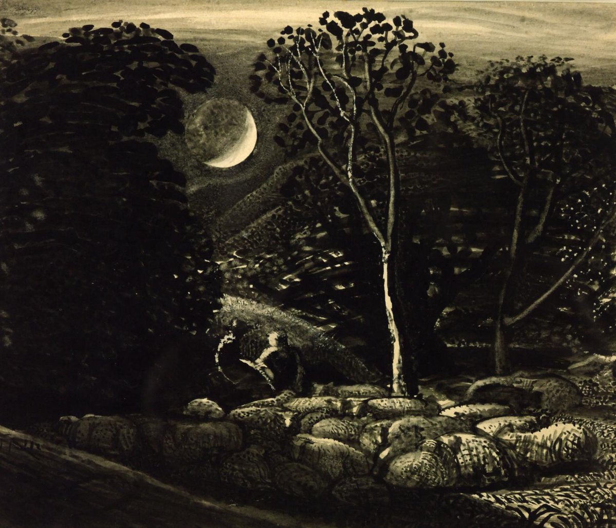 godburn's tweet photo. Some cosy ink sketches by English artist Samuel Palmer c.1830 https://t.co/hDR9nZrbTE