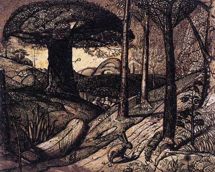 godburn's tweet photo. Some cosy ink sketches by English artist Samuel Palmer c.1830 https://t.co/hDR9nZrbTE