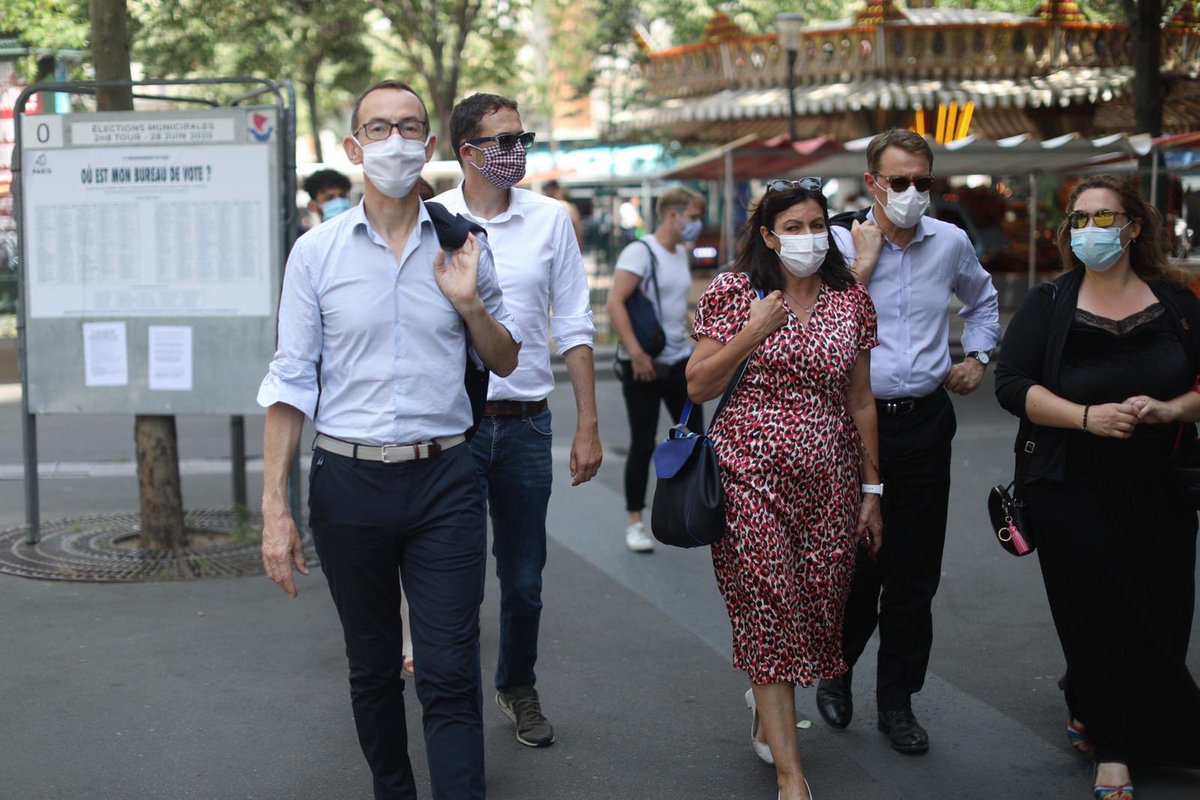 Merci aux habitant.e.s de #Paris11 pour leur magnifique confiance. Avec 66,73% nous réalisons le meilleur score de la gauche depuis sa conquête du 11e par Georges Sarre en 1995. L’union de la gauche et des écologistes répond à une profonde aspiration de nos concitoyens en France!