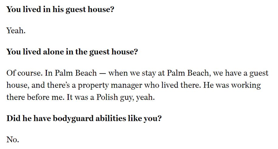 Igor claimed that he lived in the Palm beach guesthouse while working for Epstein. The Polish house manager he's referring to is Janusz Banasiak. Thread on him here https://twitter.com/Agenthades1/status/1268720051286274048