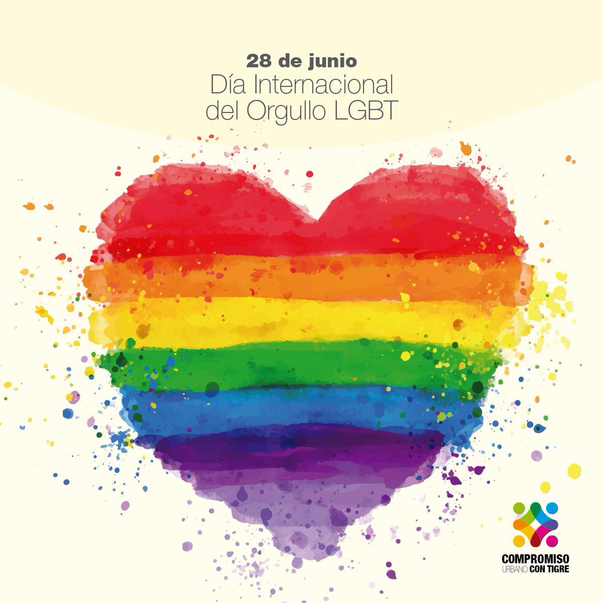 Hoy es el Día Internacional del Orgullo LGBT y como sociedad debemos seguir construyendo un país más igualitario.

En el que amar no sea un privilegio.
El amor es libertad. ❤️