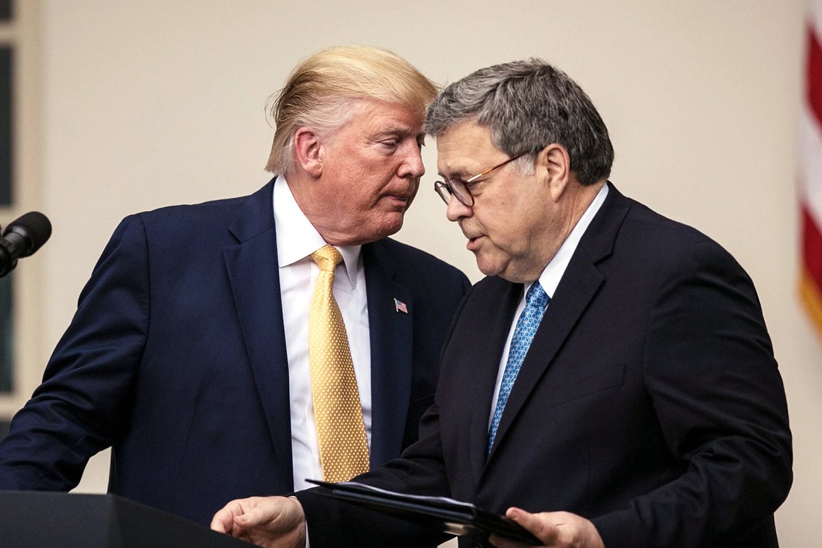 Trump hired Bill Barr to protect Russia by shutting down every legal investigation possible. They are both traitors.