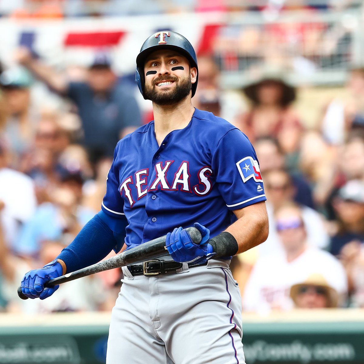For an example of this, let's look at Rangers OF Joey Gallo.His 2019 AVG was .253 (61 for 241) which would tell you he's pretty mediocre.However, Gallo also had 52 walks in just 297 PAs, plus two hit by pitches, and hit one sac fly.His OBP, then? .389 #BaseballTerms101