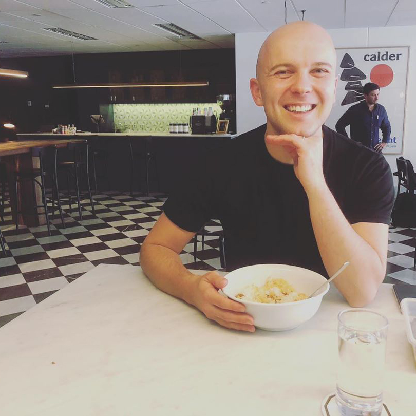 Happy Monday via Luke, one of our newest front of house team members pictured at 287 Collins Street. Fun fact: Luke is also a singer, performer and actor!