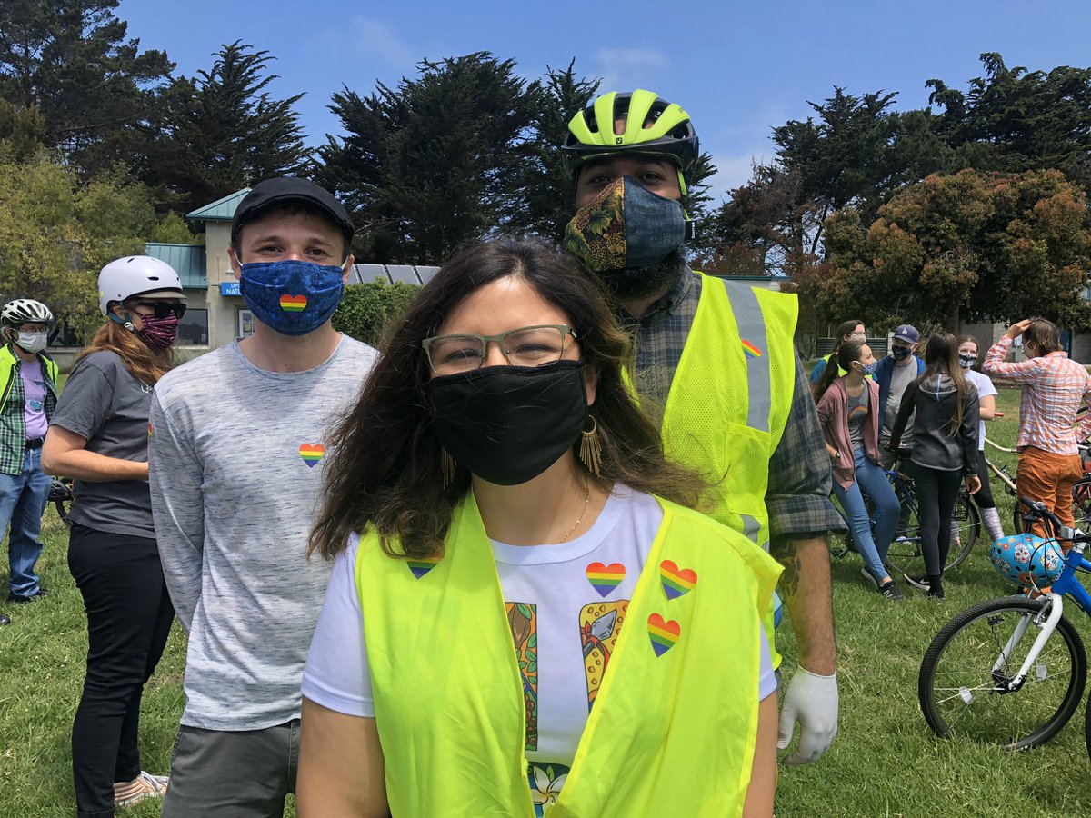 TaplinTerry's tweet photo. #Pride was a riot led by Black Trans women fed up w police terror & erasure. 50 yrs later our communities are still fighting.
Stoked to roll w @Ana4SchoolBoard!
Let’s establish #BerkDOT, fix our streets, & ensure all Berkeley kids have safe routes to school #unitypRide https://t.co/aZmtnoBUgW