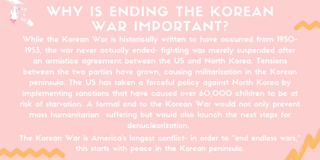 Why is ending the Korean War important? Read more to find out.  #70YearsStillWar  #KoreaPeaceNow  #EndTheKoreanWar  #EndEndlessWars