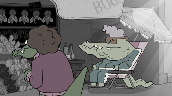 Later Alligator - point and click adventure combines with mini games in Alligator New York City, where you're tasked with stopping a hit on a cute lil gator named pat. funny as all get out, and a great soundtrack by  @MelloMakes !