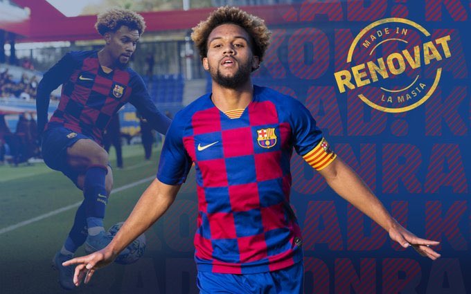 Mercato Japan 公式 Fcbarcelonab コンラッド デ ラ フエンテ U23アメリカ代表 18歳 Lw バルセロナ 22年まで契約延長 市場価値 45万ユーロ 今季成績 18試合5g2a Uefaユースリーグ バルセロナb 来季からバルセロナbに昇格