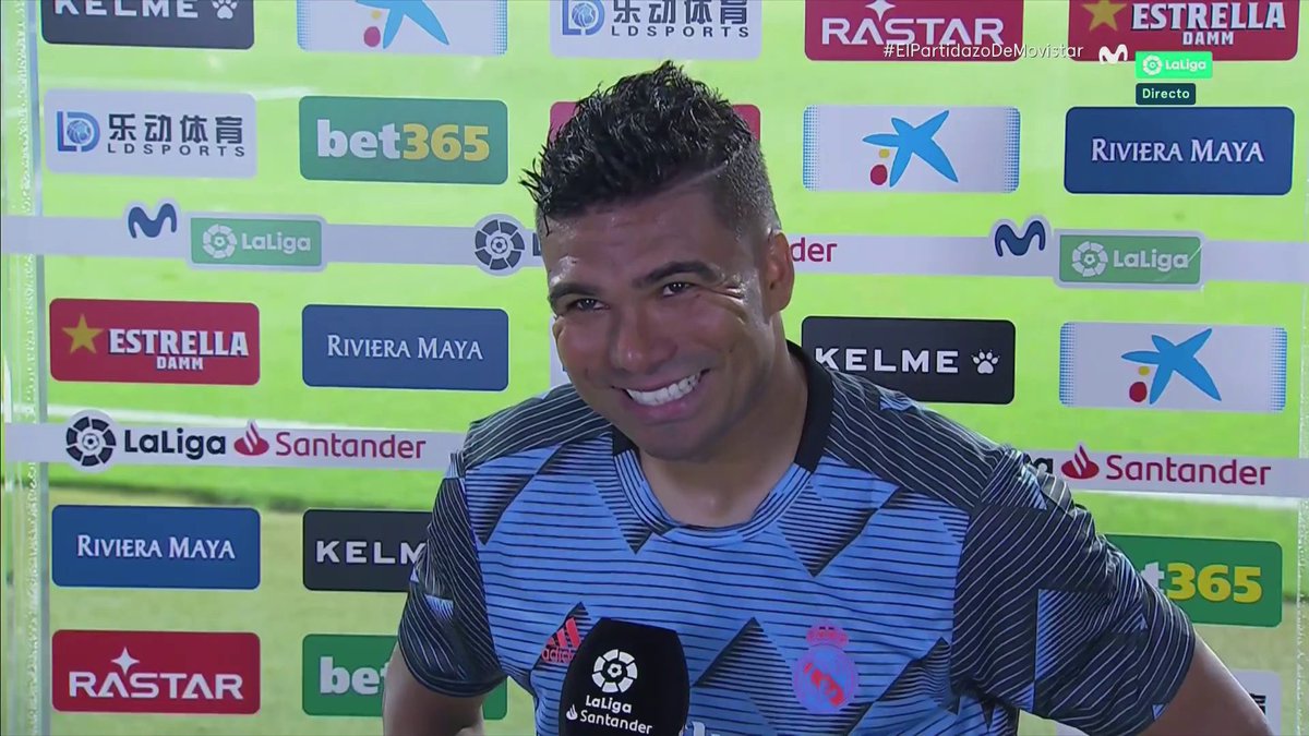 @Casemiro @realmadrid 'Gracias'