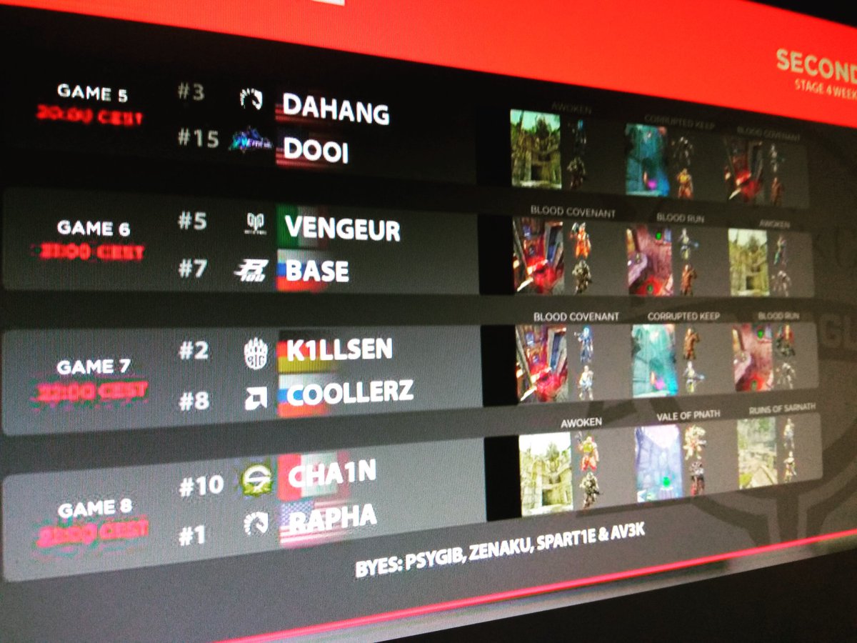 #QuakeProLeague matches today u can watch VODs twitch.tv/quake or YouTube channel "quake champions"