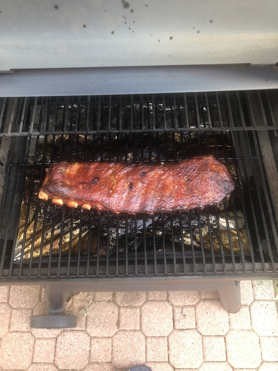 Smoking some ribs on the <a href="/TraegerGrills/">Traeger Grills</a> tonight. Can’t wait! Thanks for the tips <a href="/steind13/">Dustin Stein</a>! How do you not have a YouTube channel!?!?