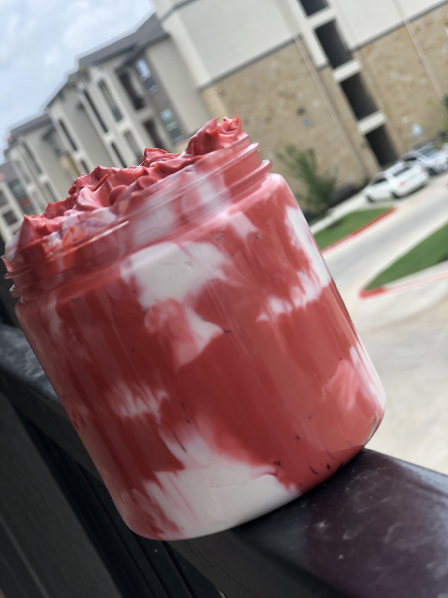 drunkonNee's tweet photo. Red Velvet Lightening Body Butter! Let’s get those dark marks in order! 🥳❤️🍰 Smells just like grandma’s red velvet cake! 😋 
 @FuelBeauty 
https://t.co/WYeqMJllDM 🛍✨ https://t.co/qv8mDBBS2s