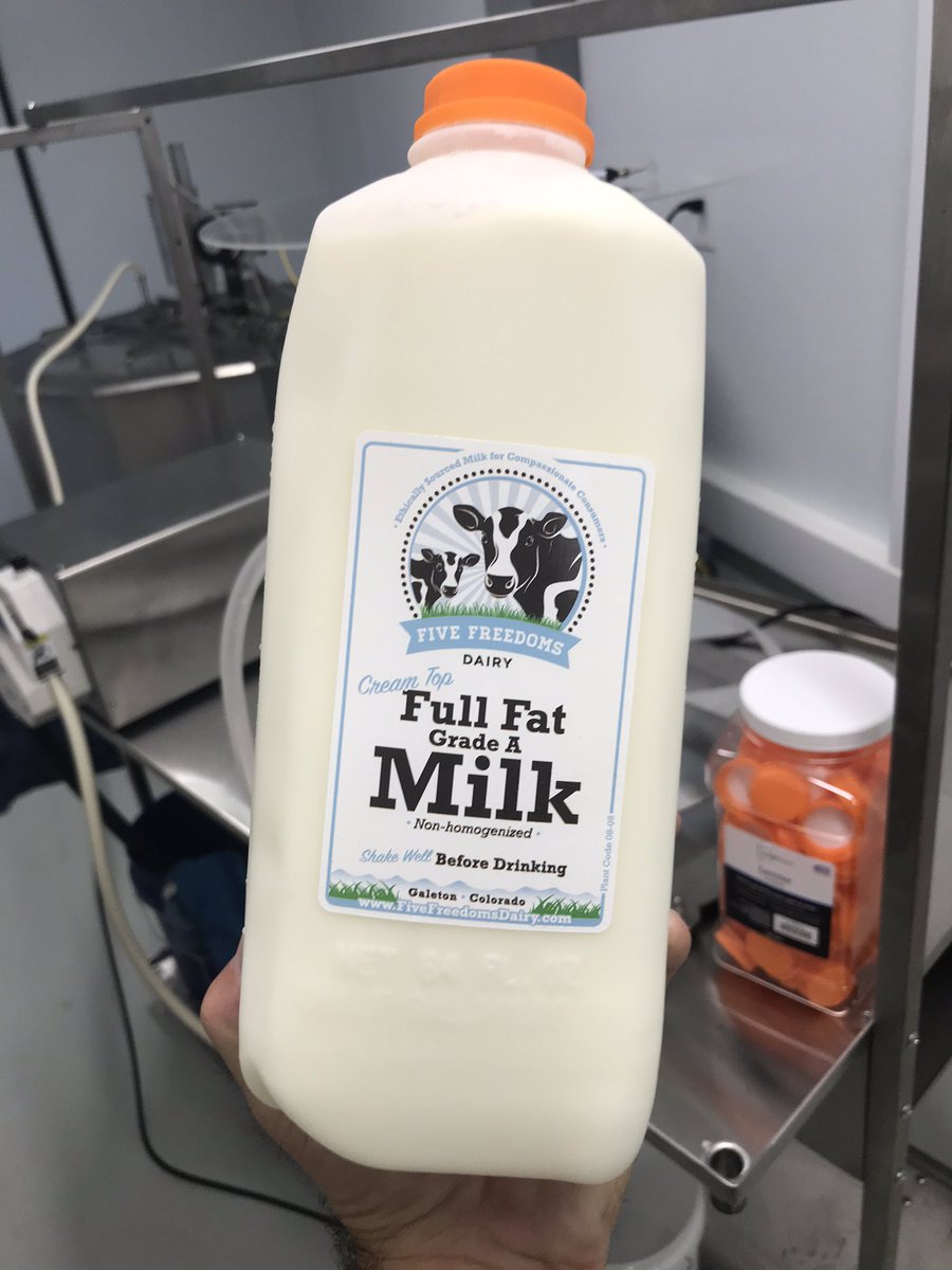 kmcsween's tweet image. I was slow and clumsy, but the bottling trial run is done, and the first labeled bottle is made! #FullFat @NYFarmer