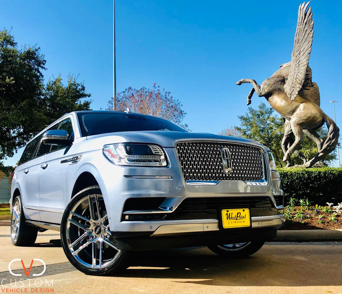 CVDAuto's tweet photo. 2020 Lincoln Navigator with 24” Status Titan Chrome wheels & 305/35/24 Vogue Signature V Tyres
#2020 #Lincoln #Navigator #LincolnNavigator
#Statuswheels #Voguetyres #SignatureV #SCT2
#CVD #CVDauto #CustomVehicleDesign https://t.co/LbmTKhHRpm