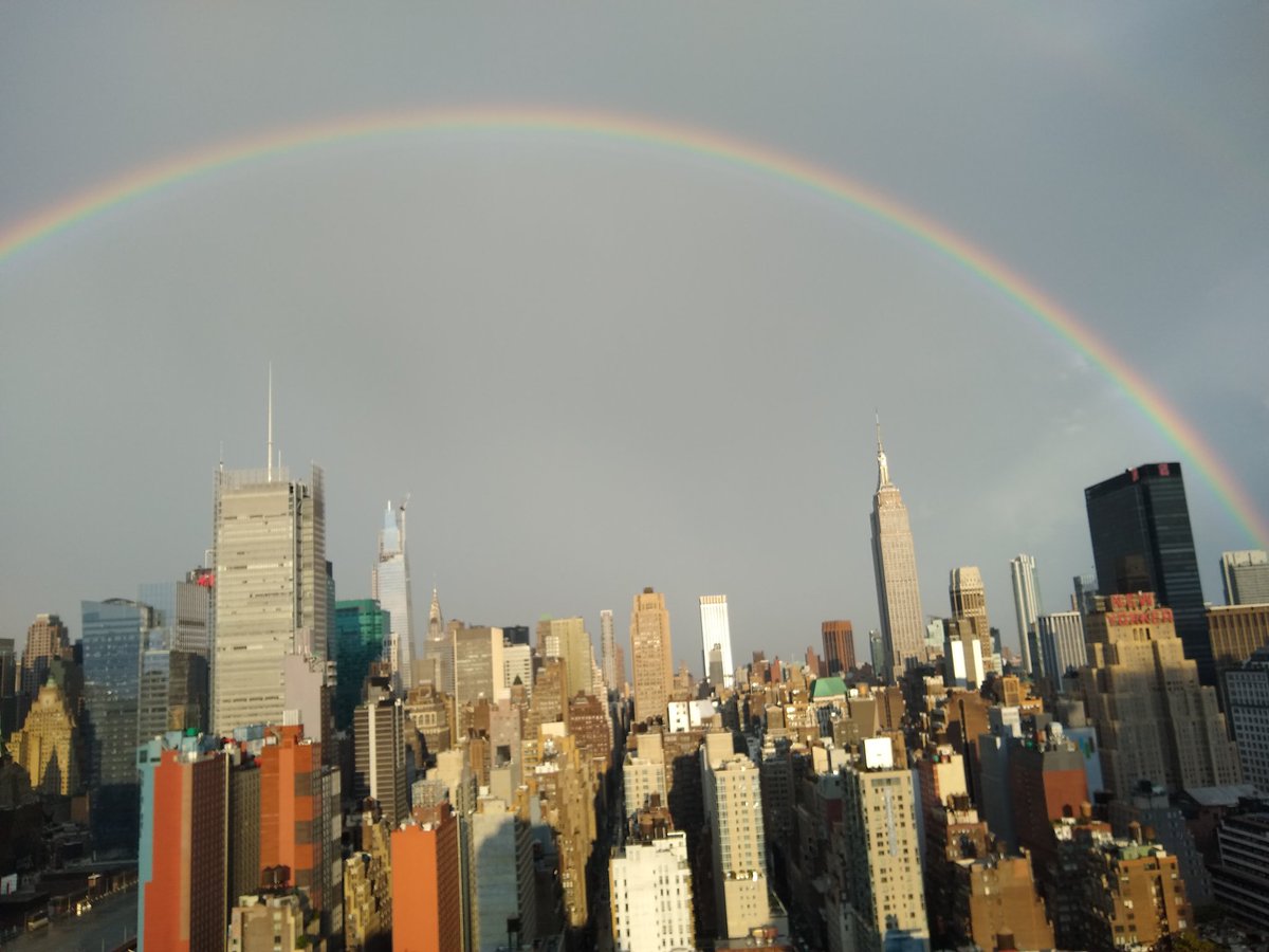 Always remember there is a rainbow after the storm. #NewYorkStrong #NYC #NYCPride