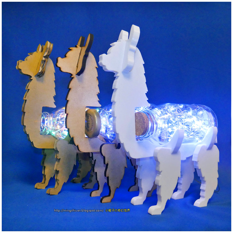 MingshiuanTsai's tweet photo. [3D列印] [雷射切割] Alpaca 羊駝 玻璃瓶 銅線燈
[3D printing] [Laser cutting] Alpaca Alpaca Glass bottle Copper wire lamp
https://t.co/p2c0f6Qikk

#3DPrinting #3D列印 #123D #Laser_cutting #Cetus #design #creative #Tiertime #light #lantern #lamp #123D_Design #Autodeskedu #Alpaca https://t.co/OshEquqVin