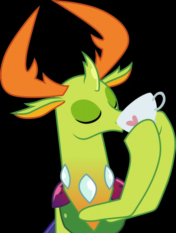 King_Lovebutt's tweet photo. Thorax is just having a morning tea to drink after waking up. https://t.co/2x7q2EmrxA