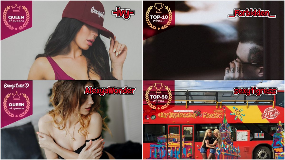 _bmodelscam's tweet image. Here are the stunning leaders of the top contests! We congratulate the models with $40.000 💵 every week!