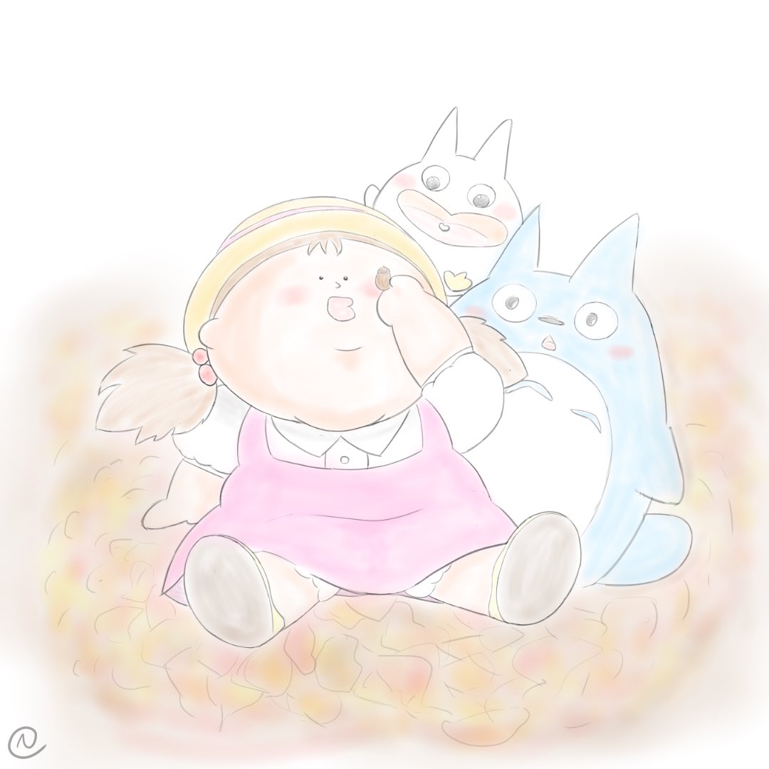 Nuu 在 Twitter 上 ドングリ探し となりのトトロ トトロ 中トトロ 小トトロ めい ジブリ Ghibli ゆるポチャ 女の子 Girl イラスト イラスト好きな人と繋がりたい イラストレーション T Co 1uxvzymxrj Twitter