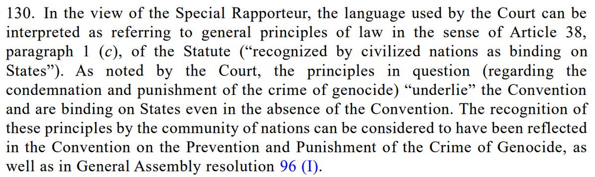 So is the prohibition of genocide. Again, remarkable. 5/