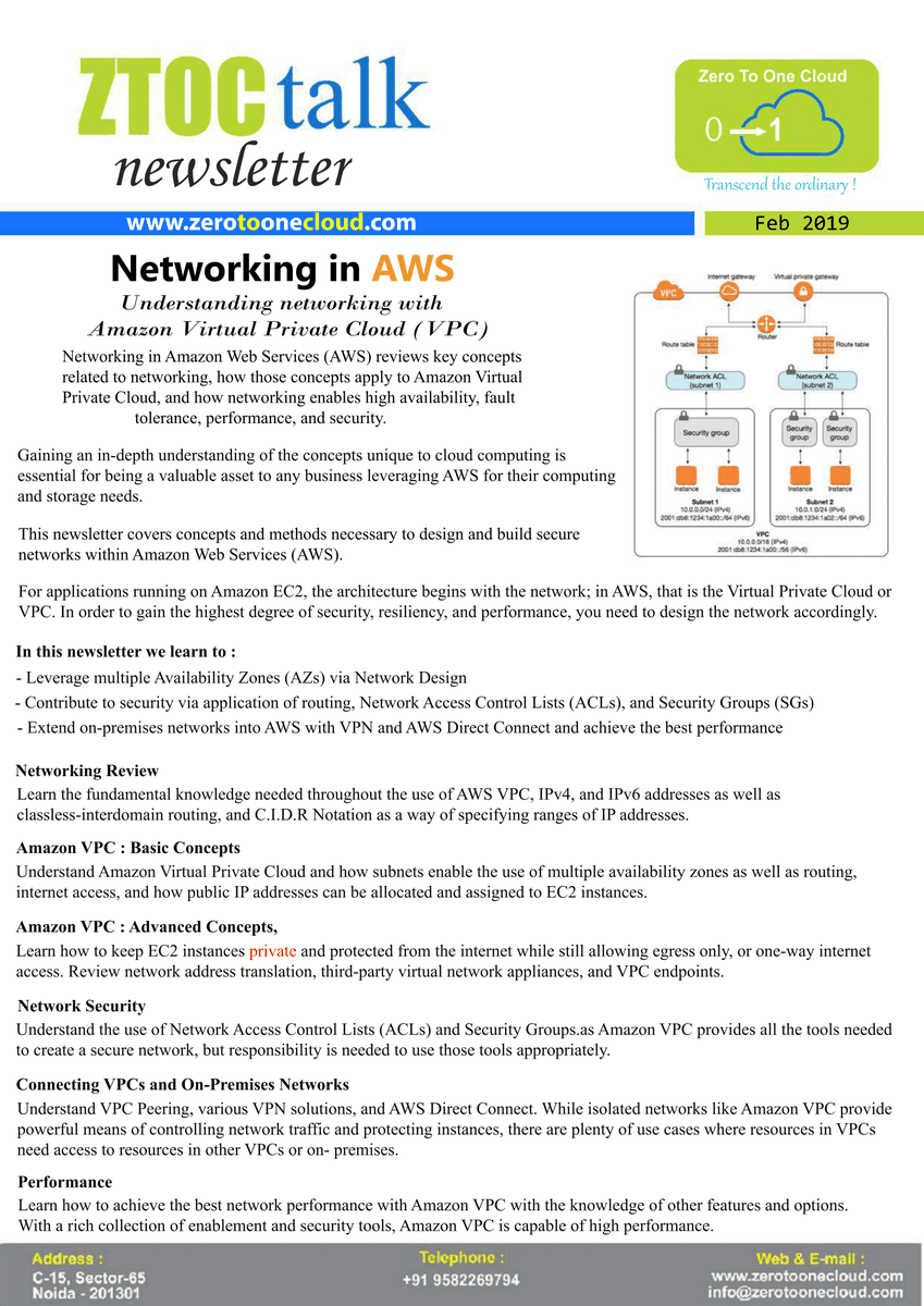 ZeroToOneCloud's tweet image. #IsolatedNetwork #VPC #AmazonVPC #PrivateCoud #PublicCloud #HybridCloud #Networkingin #AWS #NACL #ACL #Subnetting #RouteTables #CIDR #InternetGateway #IGW #AWSVPN #VPGW #AWSCloud #AWSCSA #SolutionsArchitect #AWSCertification #AWSCertificationPreparation #AWSExam #ZTOC