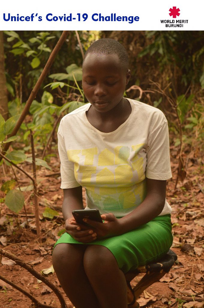 WorldMeritBI's tweet photo. Always @CarteDorian in rural areas using mobile phone. @UNICEF_Burundi https://t.co/s9UYqm2AAF