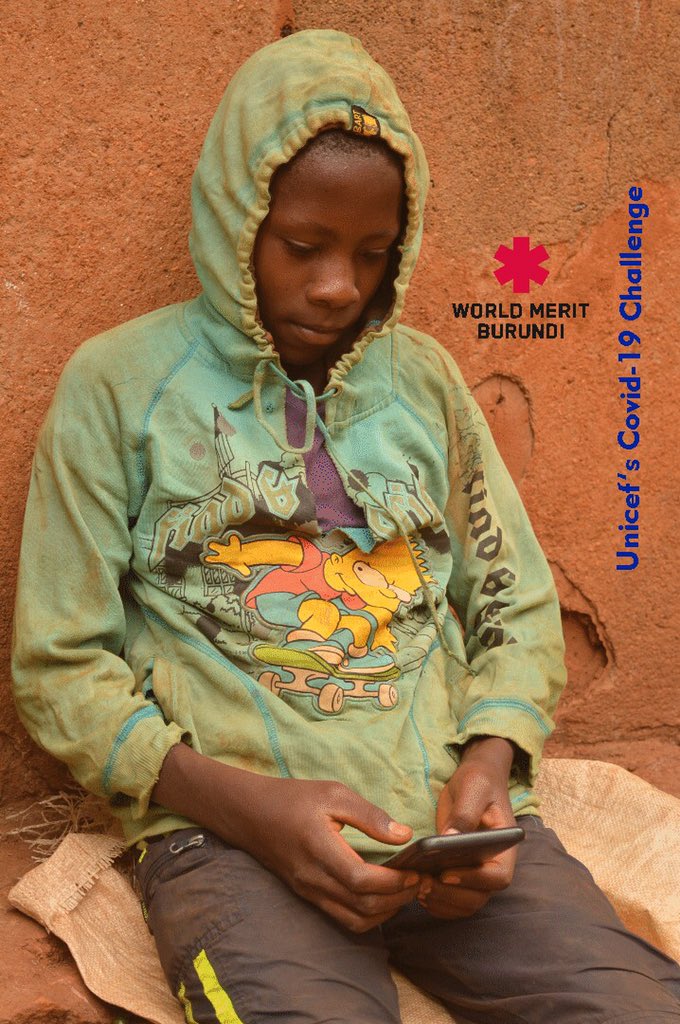 WorldMeritBI's tweet photo. Always @CarteDorian in rural areas using mobile phone. @UNICEF_Burundi https://t.co/s9UYqm2AAF