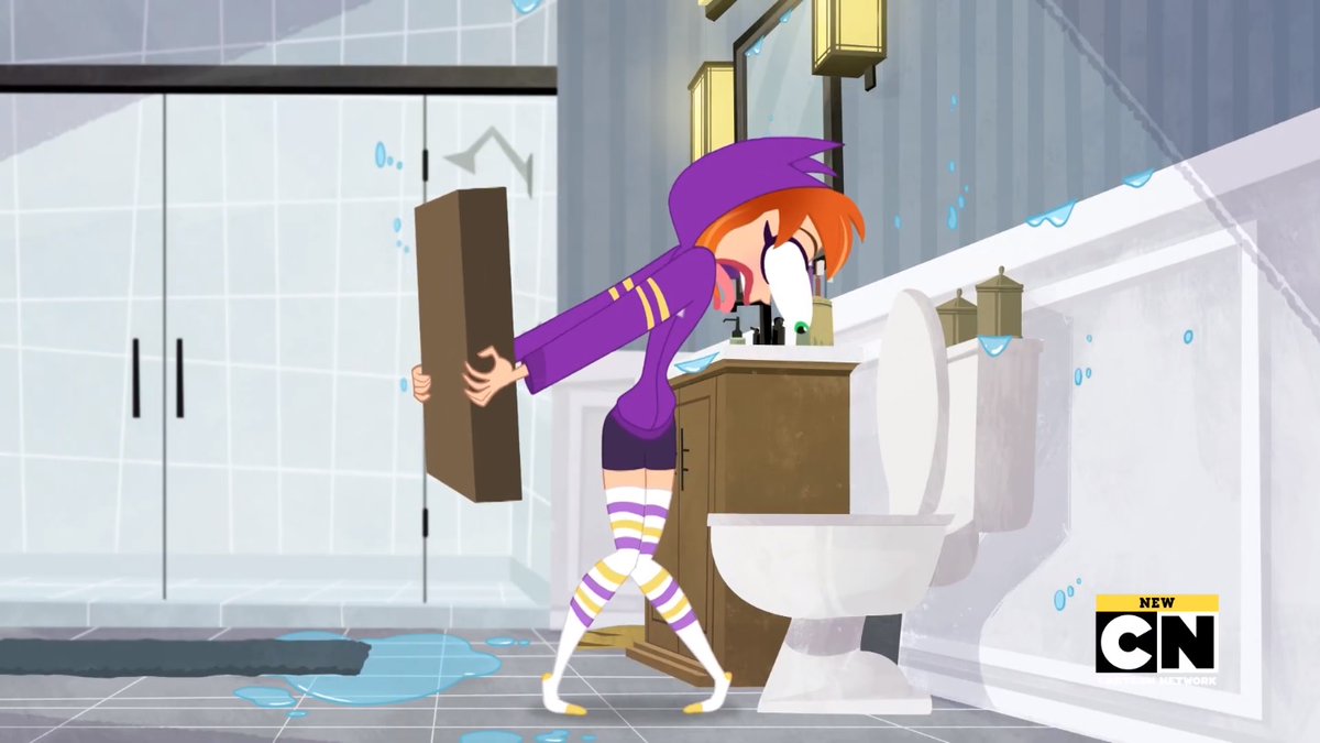 skysoundfanatic's tweet photo. I love how cartoonish #BarbaraGordon acts/looks in #DinnerForFive. That doll's a nervous wreck! Sb: Heejung Lim #characterdesign #DCSuperHeroGirls #LaurenFaust #CartoonNetwork #cartoon #cartoons @DCSHG @Fyre_flye @duckielle @izzyabreu @kathudsonart @JamFilledStudio @WB_Animation https://t.co/vw9vbKtPn4