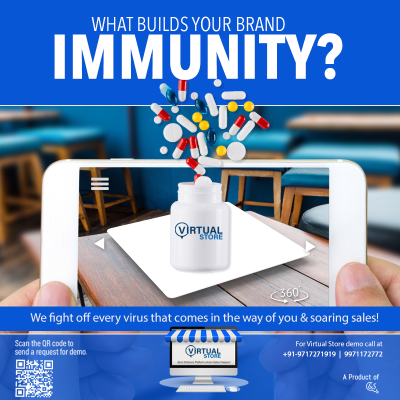 ConceptsLive's tweet photo. Here comes a vaccine that boosts brand immunity. Virtual Store – A SURE SHOT VACCINE against ‘No Sales’ virus. 
#immunity #vaccine #retailtherapy #retail #retailers #AugmentedReality #AI #ArtificialInteligence #brands #sales #onlinestore #experience #online #TheCnSExperience https://t.co/ZWw8YTeaQ2