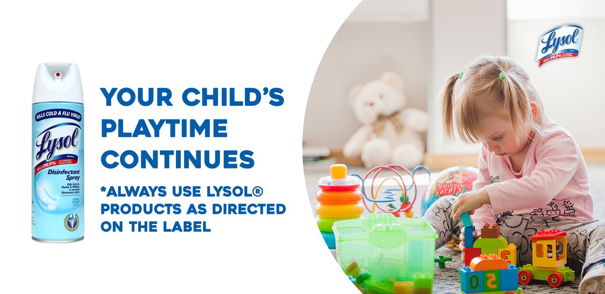 LysolPH_'s tweet photo. Build a safe space for your children to play at home. Don't forget to properly disinfect their toys in order to #BreakTheChainOfInfection https://t.co/zWpSdPvNCA