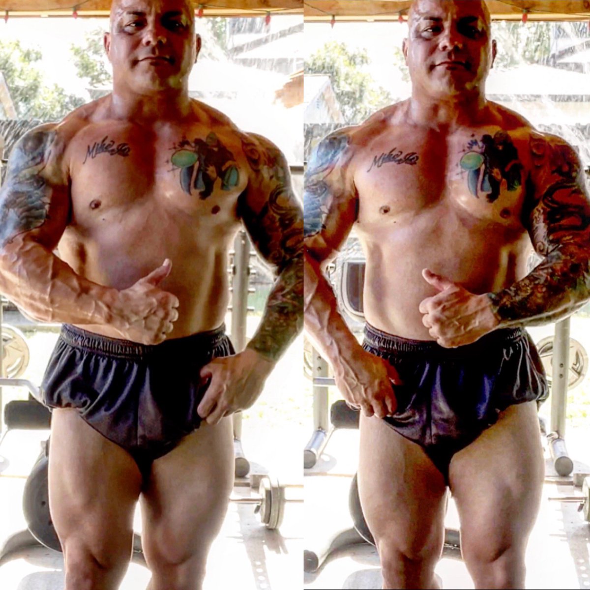 bucsd's tweet photo. 4 more days til 46 😳😊😉 I’m never content but the older I get I’m starting to appreciate and realizing maybe I’m not that bad of shape 🤷🏻‍♂️ I’ll always be my worse critic though . #countdownto46 #fitgrandpa #fit_over_40 #notbadforanoldman https://t.co/PkfeohqcEF