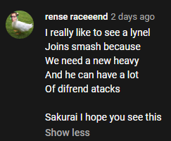 The smash presentation comments are gold