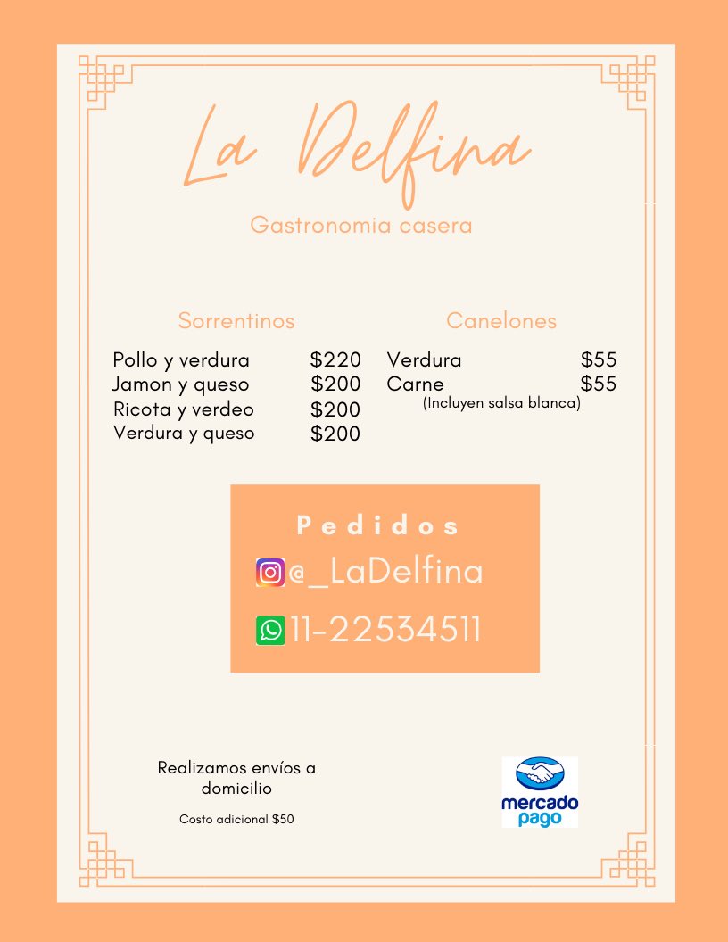 DelfiAmato's tweet photo. Holaaa, si me pudieran ayudar a difundir se los agradecería!! Tengo un emprendimiento de pastas caseras! Es @_LaDelfina en instagram!! https://t.co/aCPpJLljgI