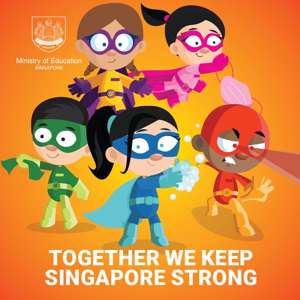 FakeSTcom's tweet photo. Breaking: Elections Department investigating reports of unauthorised campaign poster by a 5-man GRC team ahead of nomination day. The poster has been found in schools islandwide. #GE2020 #SingaporeVotes #Soaper5GRC https://t.co/j5ECwJIu6w