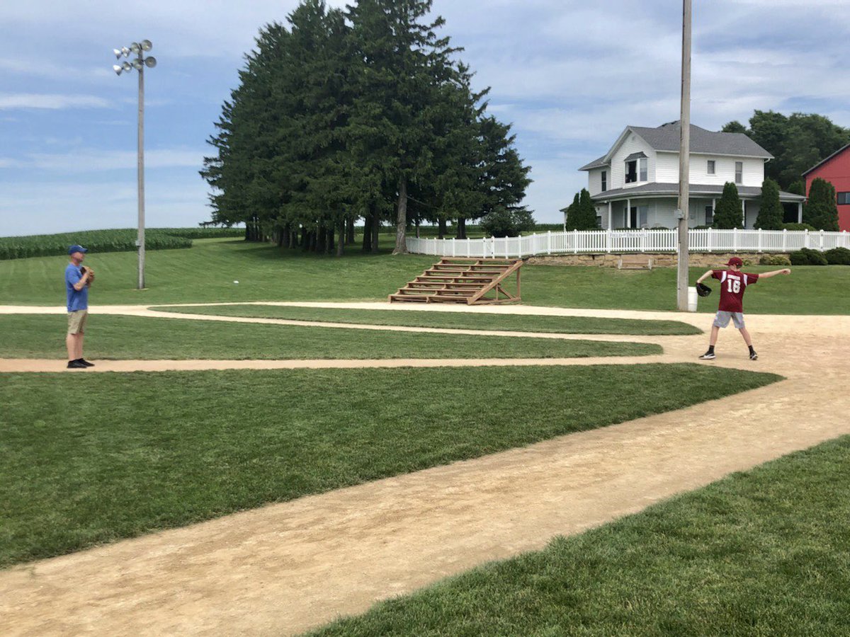Drove 30 hours to have a catch at <a href="/fodmoviesite/">Field of Dreams Movie Site</a>.