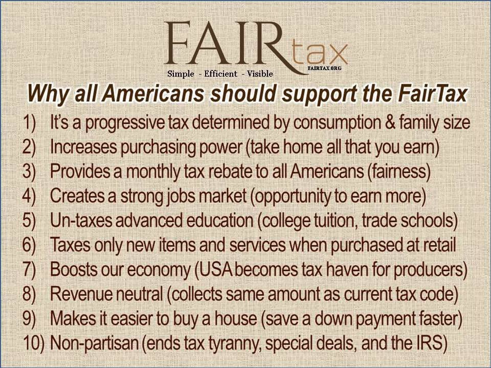 And this is just the FIRST 10. There are many more. Go fairtaxtruths.com/fairtax-truth/