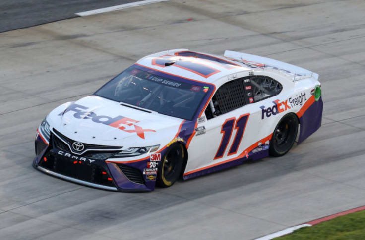 MaxCoverageTV's tweet photo. NASCAR NEWS:

Danny Hamlin has just won his 4th race this season finishing 1st at Pocono.

#MaxCoverage #NASCAR #News #Racing #Sports #DannyHamlin https://t.co/GPl1aZkzij