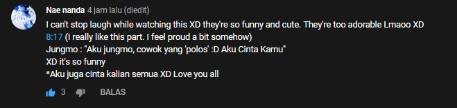 sunnydays_allen's tweet photo. @hello82official I can't stop laugh while watching this XD they're so funny and cute. They're too adorable XD
8:17 I really like this part. I feel proud a bit somehow cz jungmo speak in Indonesia languageππ
#hello82 #CRAVITY #CRAVITYxhello82 #QuestionParade_CRAVITY
https://t.co/MIHhGPAeIB https://t.co/ZHErUas3ca