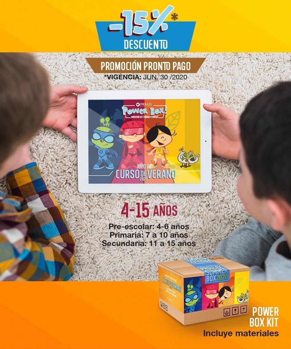Proulex_Sur's tweet photo. ¡Aprovecha el 15% de descuento! 🦸‍♂️🦸‍♀️
Inscribe a tus hijos de 4 a 15 años a nuestro curso de verano virtual antes del 30 de JUNIO y obtén un 15% de descuento!

Mayores informes por inbox
#VeranoProulex #CursodeVerano #Proulex #Verano #Jalisco #Guadalajara #Tlaquepaque #Zapopan https://t.co/vPvk6nKMIK