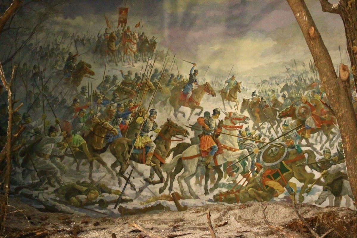 As our Serbian neighbors have just celebrated the  #Vidovdan I am thinking the closest parallel historical event for Romanians was the Battle of White Valley (Valea Alba) in my native county of Neamț on July 26th 1476...