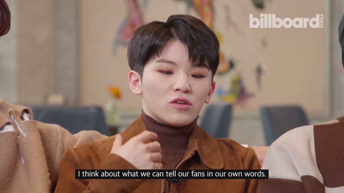 Woozi's producing is not about being trendy or mainstream, but being able to express what they truly feel. And in a industry where competition for listeners are though, I admire him so much for that.  @pledis_17