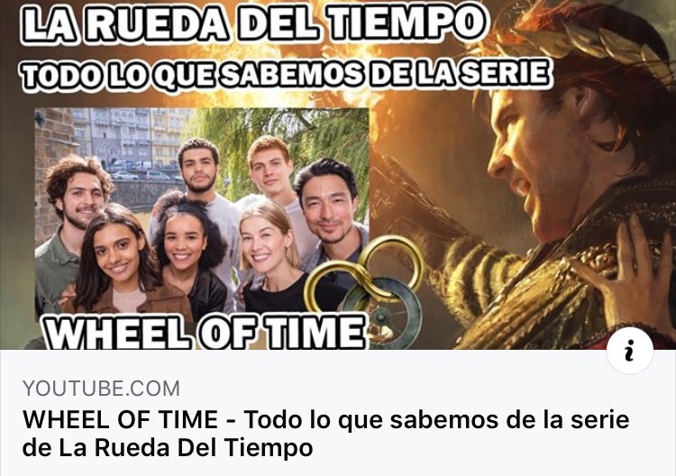SoySeleG's tweet photo. NUEVO VÍDEO https://t.co/T8hXTx17rt #wheeloftime #wheeloftimetv #laruedadeltiempo #fantasy #fantasia #serietv #amazon #netflix #robertjordan #brandonsanderson #jrrtolkien #grrmartin #lordoftherings #elseñordelosanillos #gameofthrones #juegodetronos #fantasiaepica #thewitcher https://t.co/usfEZGwH8A