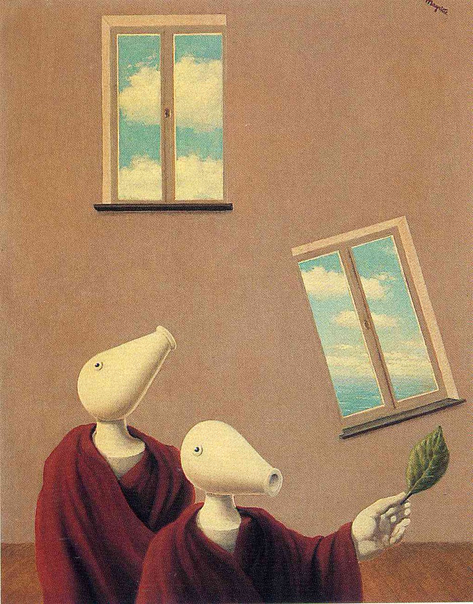 artistmagritte's tweet photo. Natural encounters, 1945 #surrealism #belgianart https://t.co/TnSabYLWMw