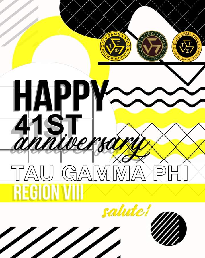 uptriskelions's tweet photo. Happy 41st Regional Anniversary! ✨
Longlive, brods and sisses!

Greetings from UP Triskelions Tacloban Unit💛🖤 https://t.co/9RDkKNtILI