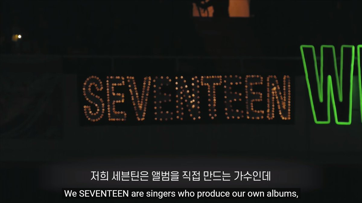 "We  #SEVENTEEN   are singers who produce our own albums and we were awarded with this amazing title tonight." -Woozi  @pledis_17