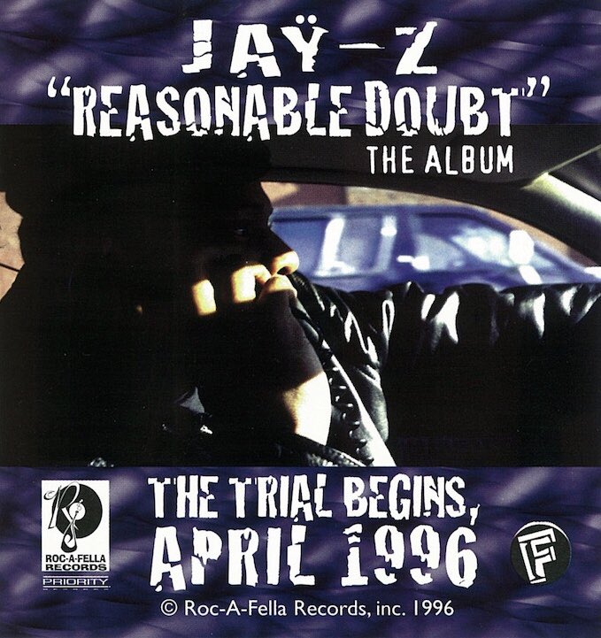 Reasonable Doubt listening party flyer & album promo.