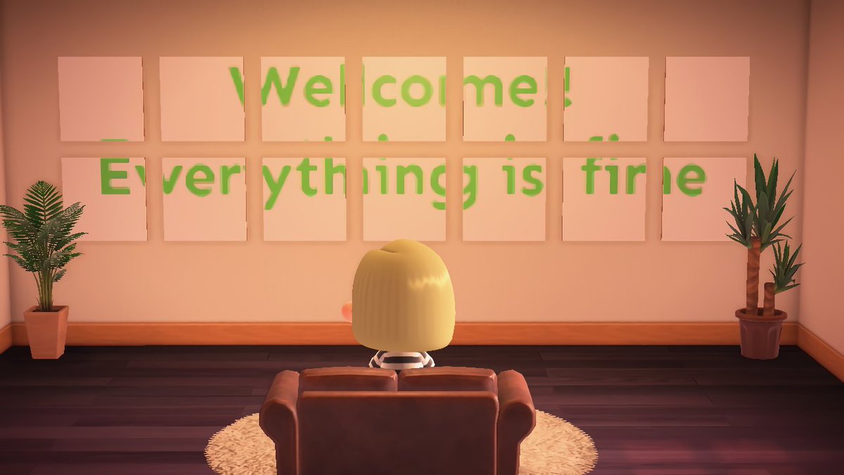 StalkMarket_'s tweet photo. "Eleanor? Come on in!" I recreated this iconic scene from @nbc 's "The Good Place"

PS: If you havent already, Join our new Discord! This twitter will be changing it's name shortly to reflect the new branding of all things nintendo (With a focus on ACNH obviously) https://t.co/aR6okYmY56
