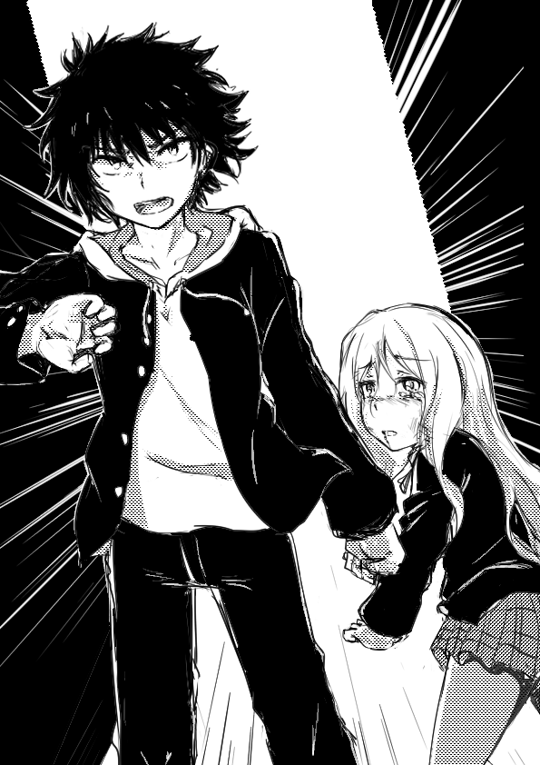 オビフル בטוויטר 最新とある魔術の禁書目録イラストです If 駆けつけたヒーロー 上条当麻 フレンダ