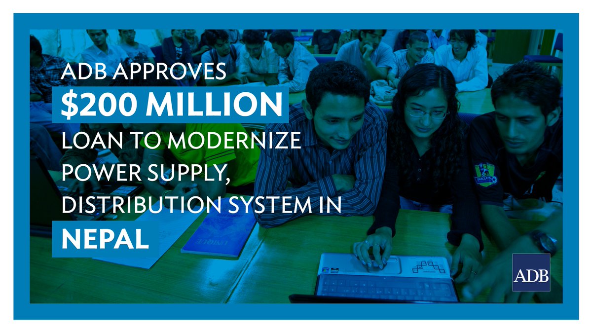 #ADBNEWS: After years of chronic power shortages, Nepal has significantly improved its electricity supply. ADB’s $200 million loan will help to further improve its power supply and distribution systems.

Read the press release ➡️ adb.org/news/adb-appro…
